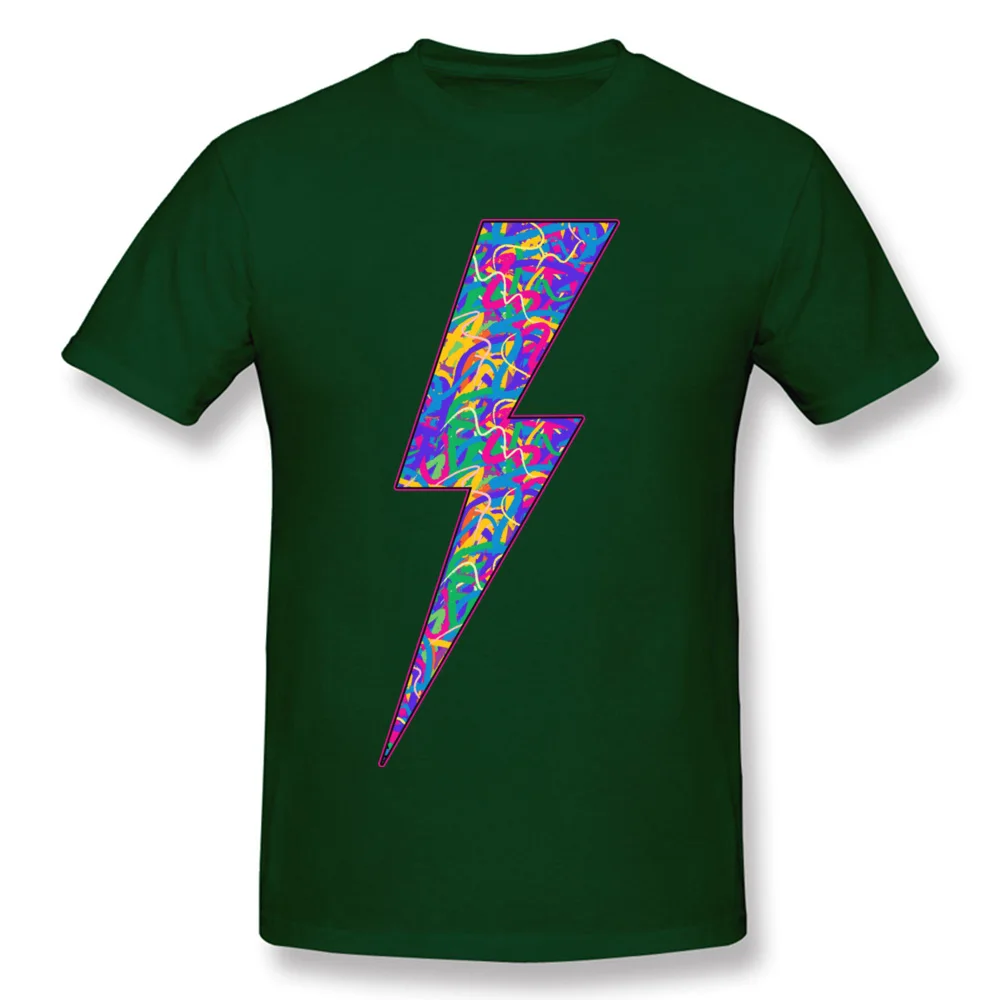 NEON 90S BOLT Tshirts Casual Short Sleeve 2018 O Neck 100% Cotton Tops T Shirt Tee-Shirts for Students Summer/Autumn NEON 90S BOLT dark
