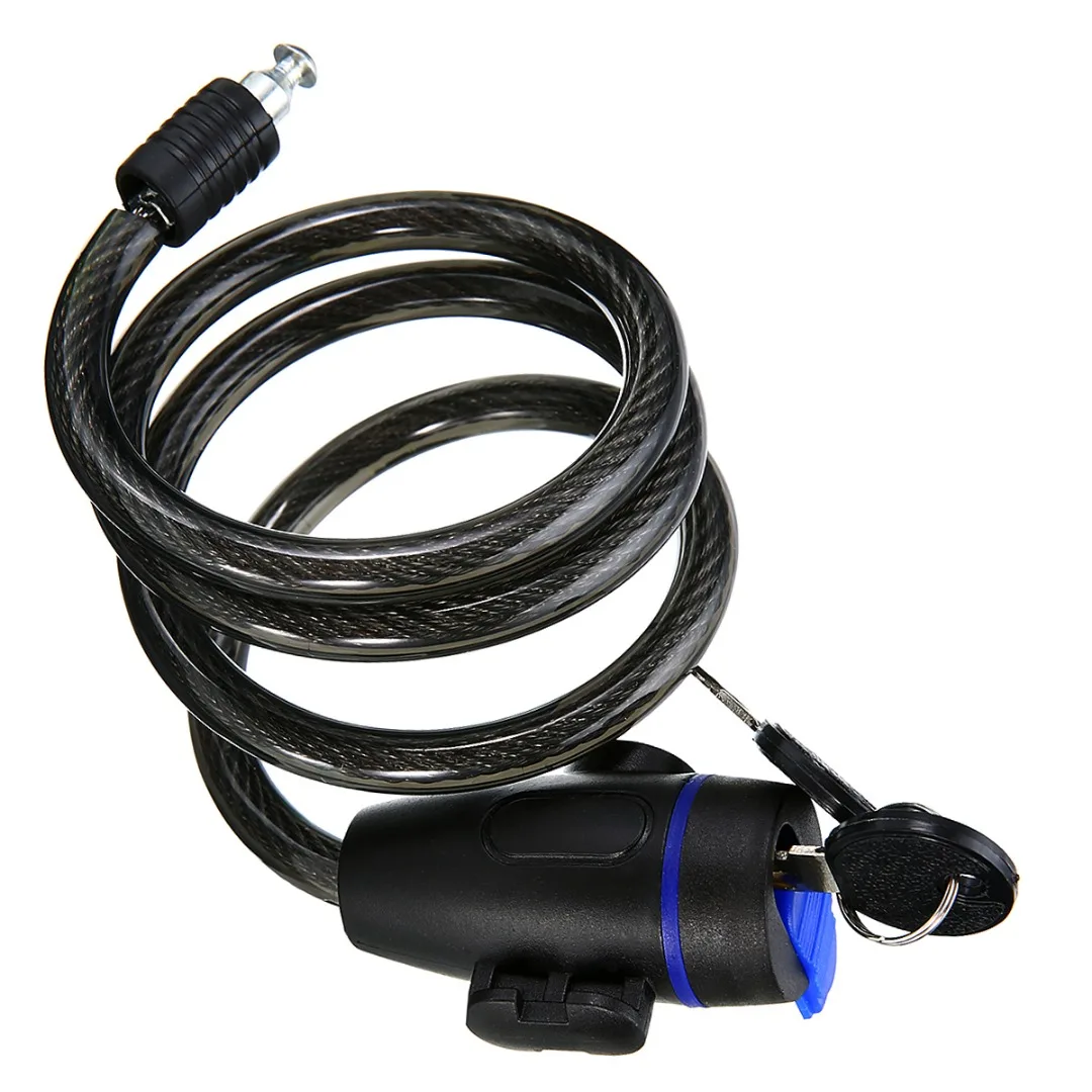 Bicycle Lock Anti-theft Cable Lock Stainless Steel Cycling Mountain Bike Security Lock With 2 Keys Safety Cycling Accessoires