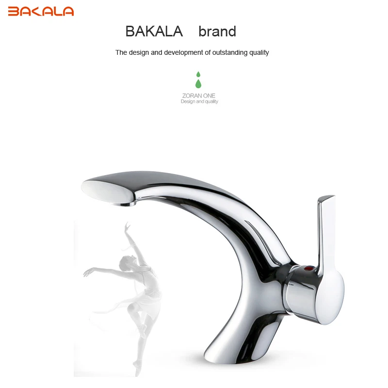 cromato Rubinetto per lavabo a cascata moderno