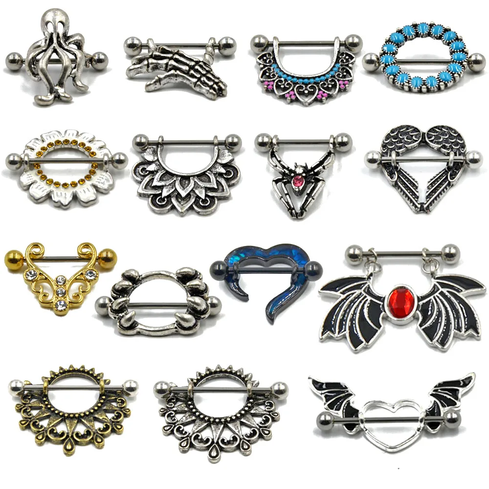 nipple shield piercing titanium