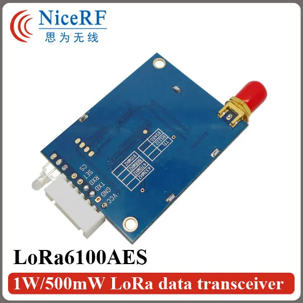 2PCS Lora6100AES 500mW 27dBm Power 5-8km Long