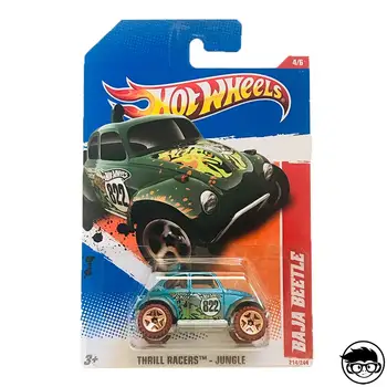 

Hot Wheels Baja Beetle Thrill Racers - Jungle 214/244 2011 long card