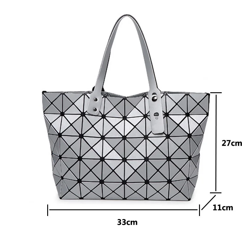 Bag Folding Matt Metal Drawing Shoulder Handbag Fashion Casual Bag Folding Matt Metal Drawing Shoulder Handbag Fashion Casual Women Tote Handle Geometric In Top Bags From Luggage On
