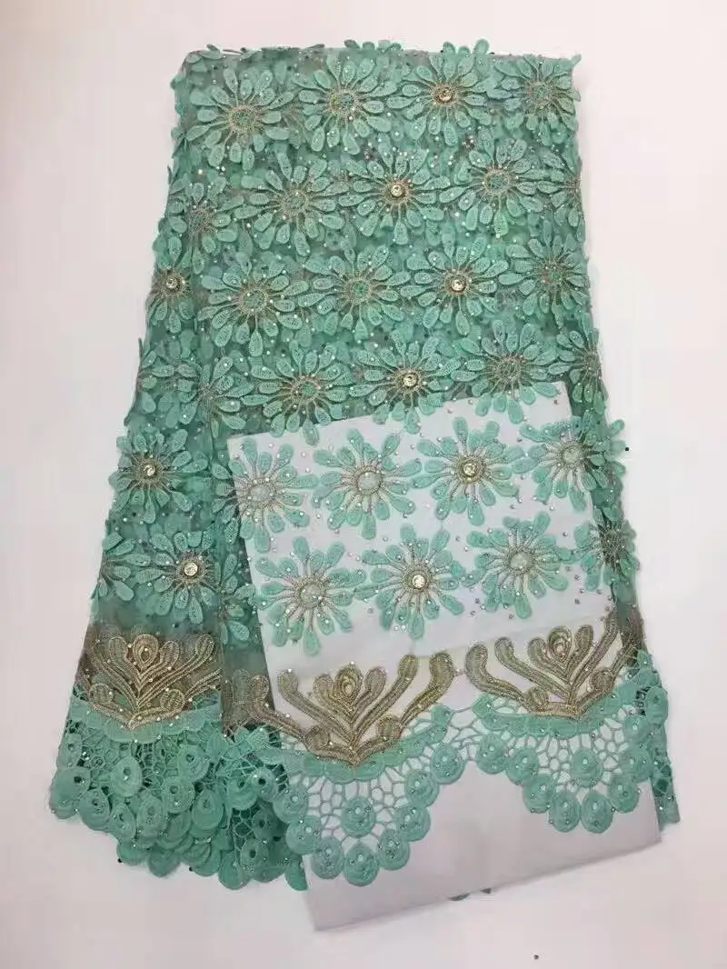 2017 Latest African French Lace Net Fabric High Quality Nigeria Lace