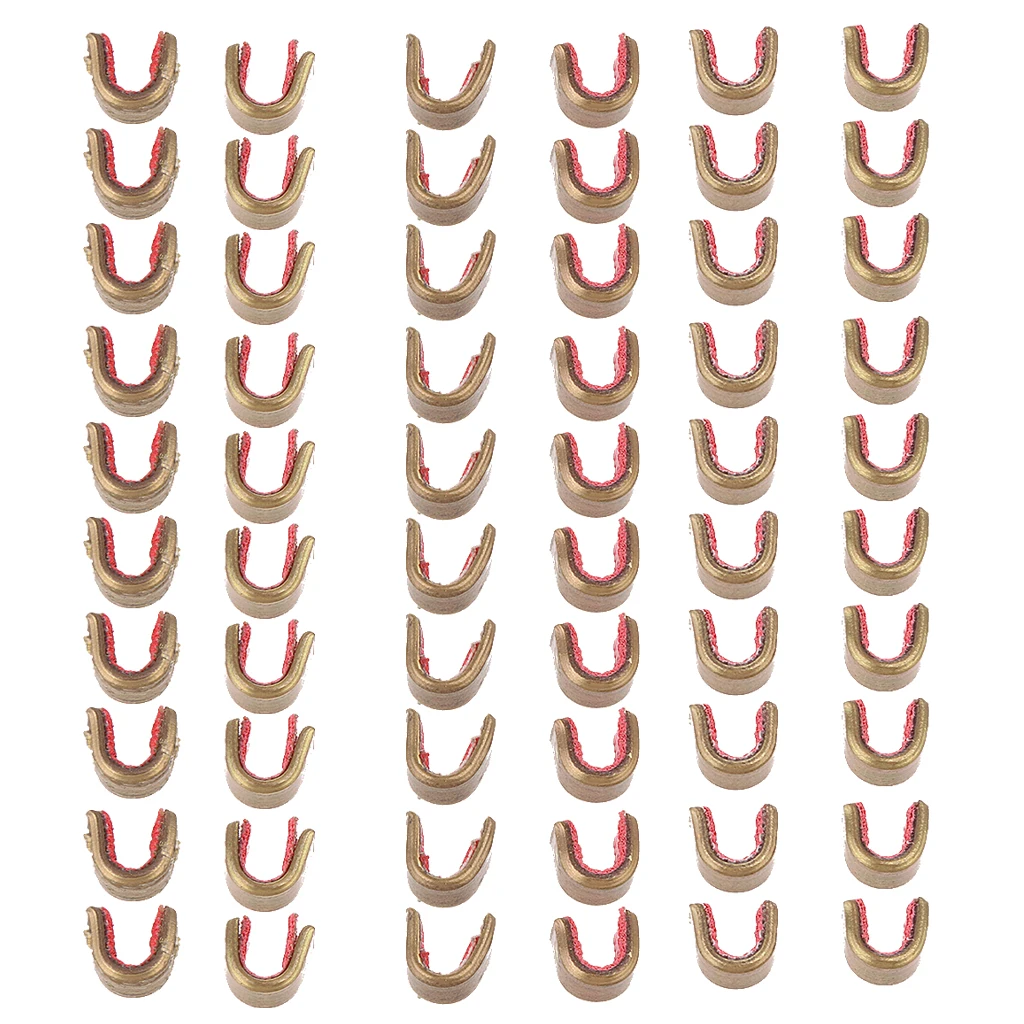 Perfeclan 2019 High Quality 60 Pieces Bowstring Nocks Set Buckle Clips Nocking Points Archery Accessories 
