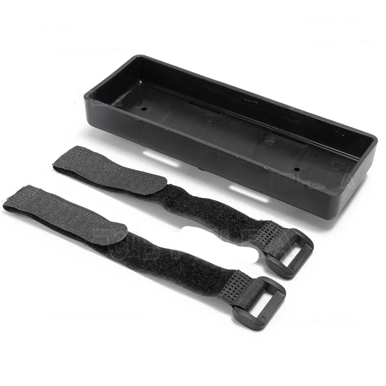 

1/2PCS Plastic Battery Box Battery Fixed Holder Bracket Support Board with Fixing Tie fr RC Climbing Car Model SCX10 D90 DIY Acc
