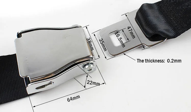 47 мм ширина регулируемая тесьма авиакомпания безопасности удлинители ремней FEA040A