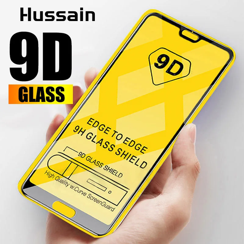 

Hussain Full Curved Tempered Glass For Huawei honor 9i 7X 8X V9 Screen Protector For Mate10 10 pro P9 P8 Lite Protective Film