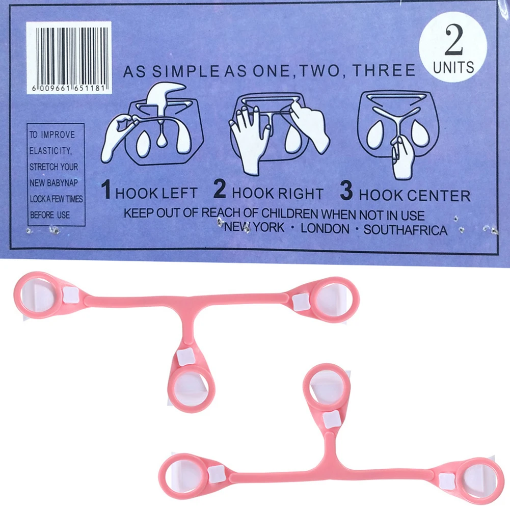 

3pcs/pack Prefold Baby Supplies Bright Color Portable Replacement Reusable Safe Cloth Diaper Fastener Three Claws Plastic Buckle