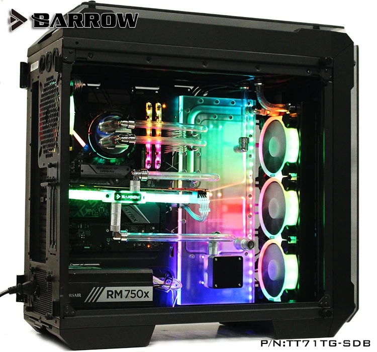 Barrow Acrylic Board Water Channel Solution kit use for Tt View 71 TG/TG RGB Case / for CPU and GPU Block / Instead reservoir Barrow Acrylic Board Water Channel Solution kit use for Tt View 71 TG/TG RGB Case / for CPU and GPU Block / Instead reservoir