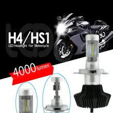 Мотоцикл H4 HS1 светодиодные фары лампы H/L Привет/Lo Высокая Низкая двойной мотоцикл мотокросс свет комплект налобный фонарь самокат atv мото фара