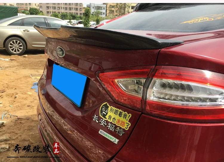 Для Ford Mondeo/Fusion авто аксессуары новая модель 2013 высококачественный задний спойлер из углеродного волокна