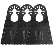 quick release 3 pcs 65mm precision oscillating tool saw blades for most brands of Multifunction power tool with high quality