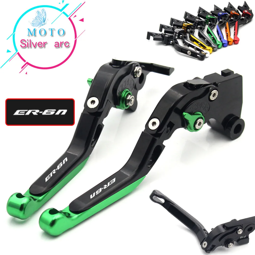 

Motorcycle Adjustable Foldable Extendable Motorbike Brakes Clutch CNC Levers Kawasaki For KAWASAKI ER6N ER-6N 2006 2007 2008