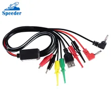 Инструменты для ремонта мобильных телефонов кабель для передачи данных для iPhone для samsung DC источник питания для телефона Тестовый Кабель С USB выходом