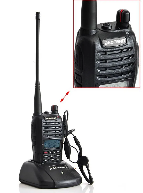 2 шт./лот Baofeng uv b6 полицейская рация Двухдиапазонная VHF и UHF радио HF трансивер для 2 способа радио Midland ручной