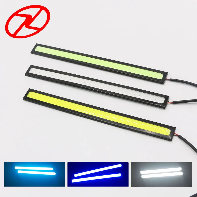 

2Pcs 17CM LED DRL 100% Waterproof COB Daytime Running Light Auto Lamp Car Styling External lights For Universal Car