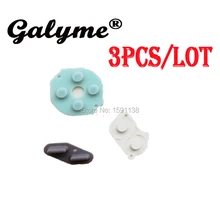 3 компл./лот, горячая распродажа, Замена пластиковых Токопроводящая резина, силиконовые прокладки, пригодные для Nintendo dogb консоли DMG GBO системы задняя крышка Pad