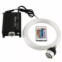 RGB светодиодный волоконно-оптический светильник Звездный потолочный светильник s 200 шт. 1,0 мм 3M волоконно-оптический светильник ing+ RF 24key пульт дистанционного управления двигателем