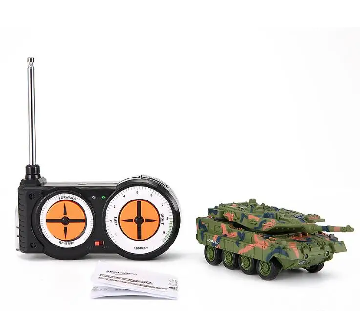 Радиоуправляемые игрушки Мини 4CH пульт дистанционного управления боевой танк автомобиль RC военная модель автомобиля электрические радиоуправляемые игрушечные танки Рождественский подарок для детей - Цвет: 8020 green