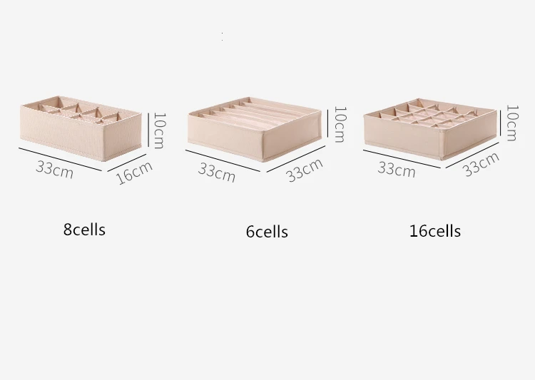 Воздухопроницаемый органайзер для нижнего белья с выдвижными ящиками для мытья рук, носки, бюстгальтеры, многоклеточный складной органайзер для нижнего белья, 1 шт., качественная коробка для хранения