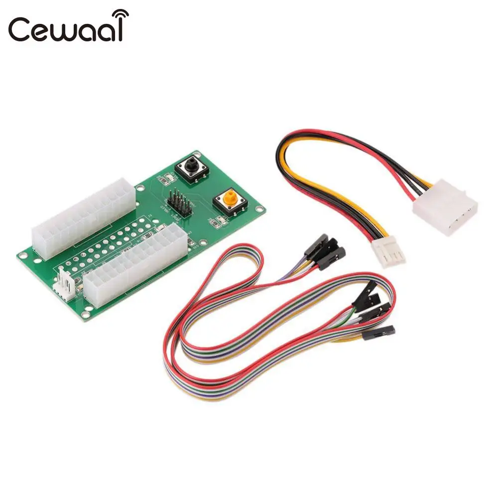 

cewaal Synchronous Start Line Power Supply 4PIN And 24PIN Cord Cable Line Mining