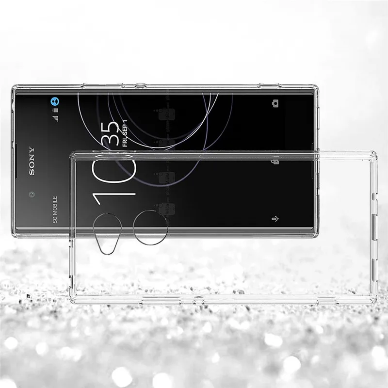 Для sony Xperia XA2 Ультра чехол Кристальный Гибридный Бампер прозрачная твердая акриловая задняя крышка для sony XA2 Ultra H4213 H4233 чехол для телефона s