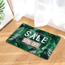 CAMMITEVER магазин рекламных букв кокосовое дерево коврик с листьями Противоскользящий коврик для пола коврики для магазина
