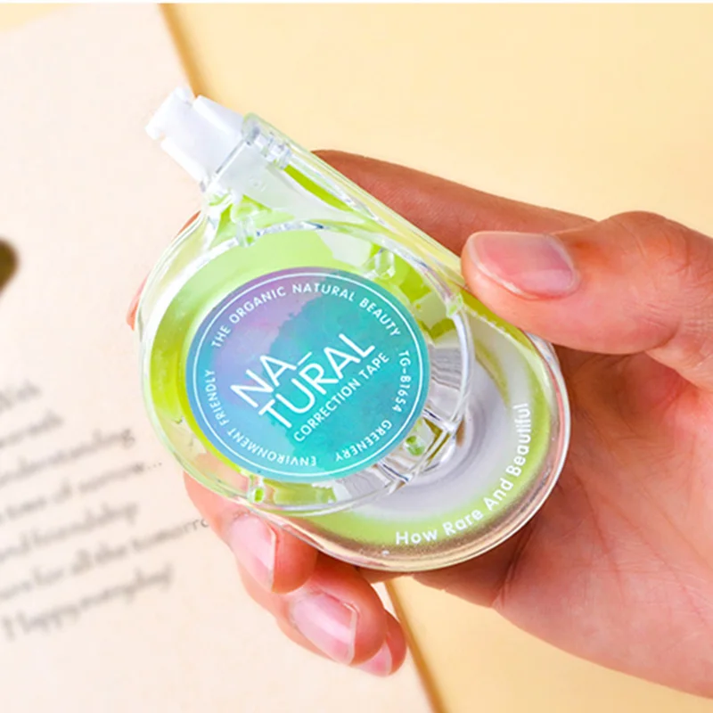 

6M Novelty Kawaii Candy Gradient Correction Tape For Kids Gift Corrector Tools Creative Stationery Office School Supplies