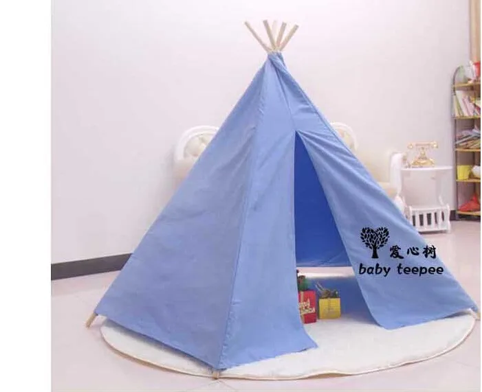 Рождественские палатки teepee хлопок детская палатка крытый Кукольный дом игровой домик открытый праздник подарки для детей