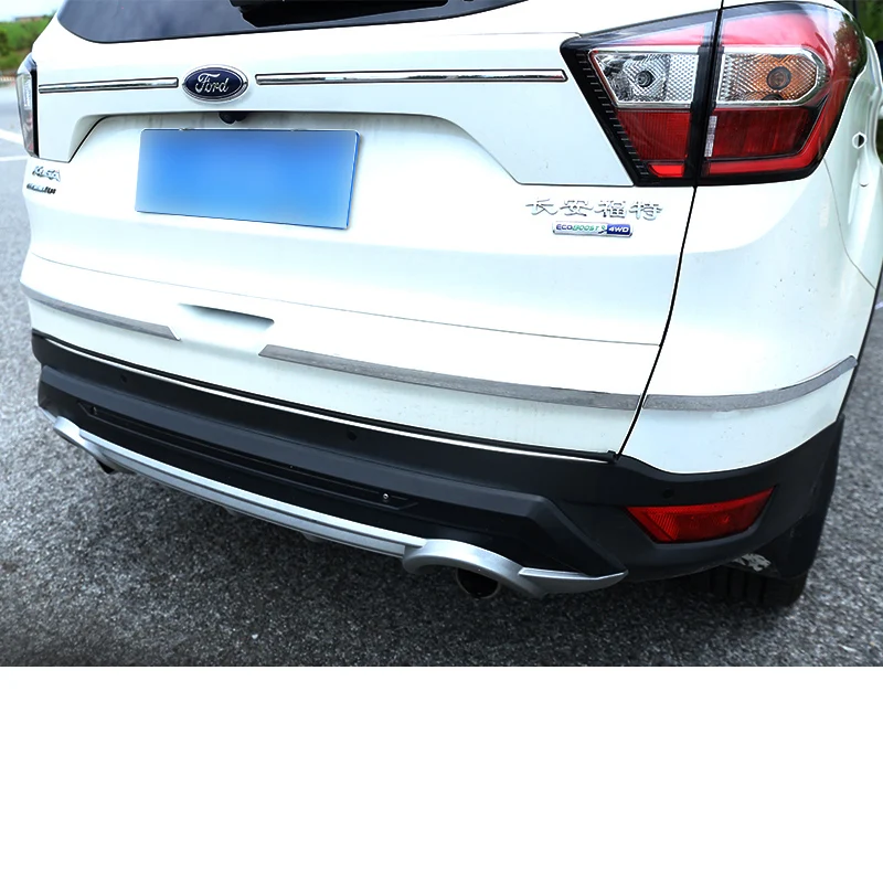 

Lsrtw2017 Abs Car Trunk Handle Anti-collision Strip Trims for Ford Kuga Escape 2013 2014 2015 2016 2017
