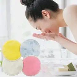 8 шт бамбука Makeup приспособления для удаления вмятин многоразовые мягкие ухода за кожей лица и мыть лицо подушечка косметические