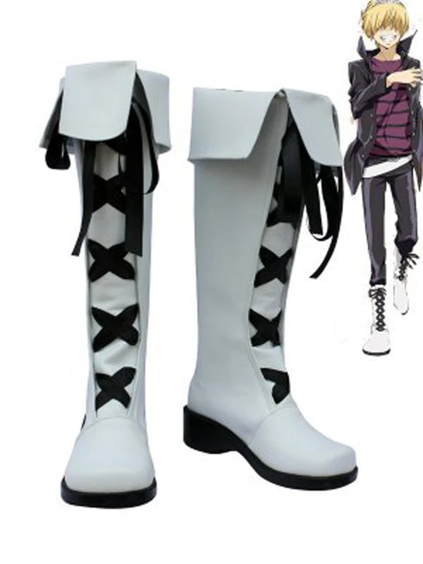 

Ботинки Hitman Reborn Belphegor, ботинки на шнуровке для косплея, ботинки аниме для вечеринки, обувь для взрослых