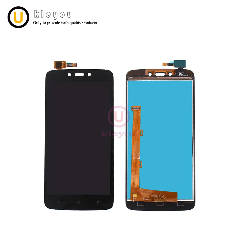 

High quality For Motorola Moto C Plus CPlus XT1723 LCD Display Touch Screen Sensor Glass Assembly Black Gold Color