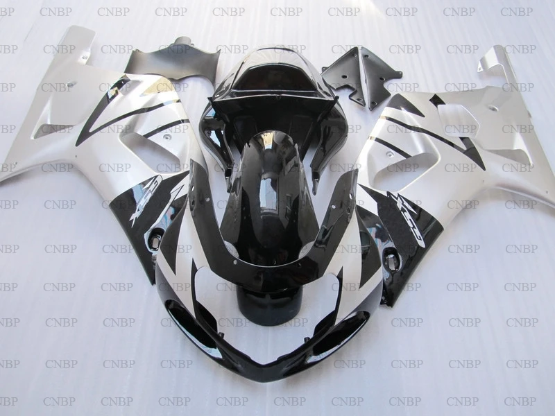 

GSXR600 GSXR750 GSXR1000 2000 Bodywork GSXR600 GSXR750 GSXR1000 2000 - 2003 K12 Silver Black 01 00 Abs Fairing