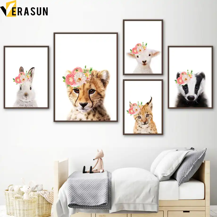 llama nursery art