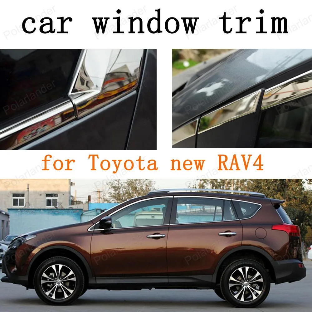 Car Exterior Accessories Window Trim Decoration Strips for Toyota new