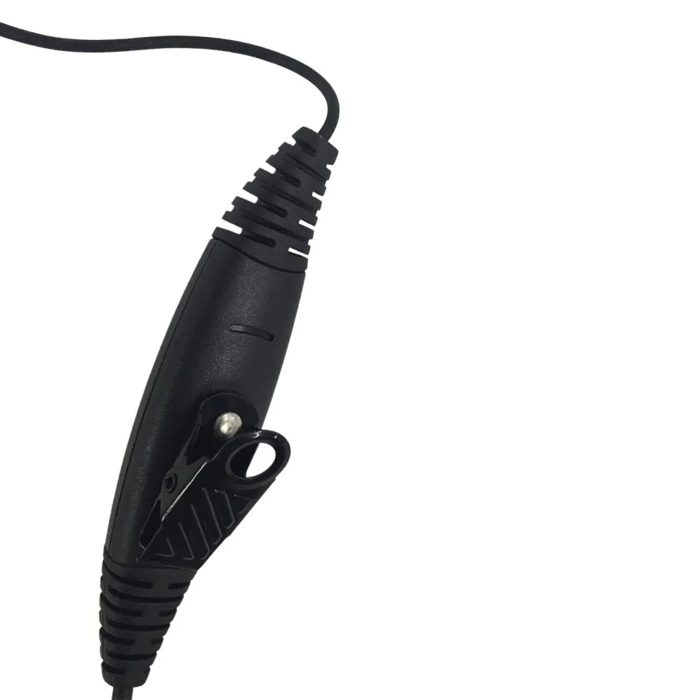 New 2 Pin Ear Bar Earpiece Mic PTT Headset for Motorola Radios Walkie Talkie for GP300 GP308 (6)