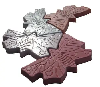 

2pcs Plastic molds for concrete paving slabs concrete "Butterfly" for paving Plaster Stone Tiles Paving Slabs