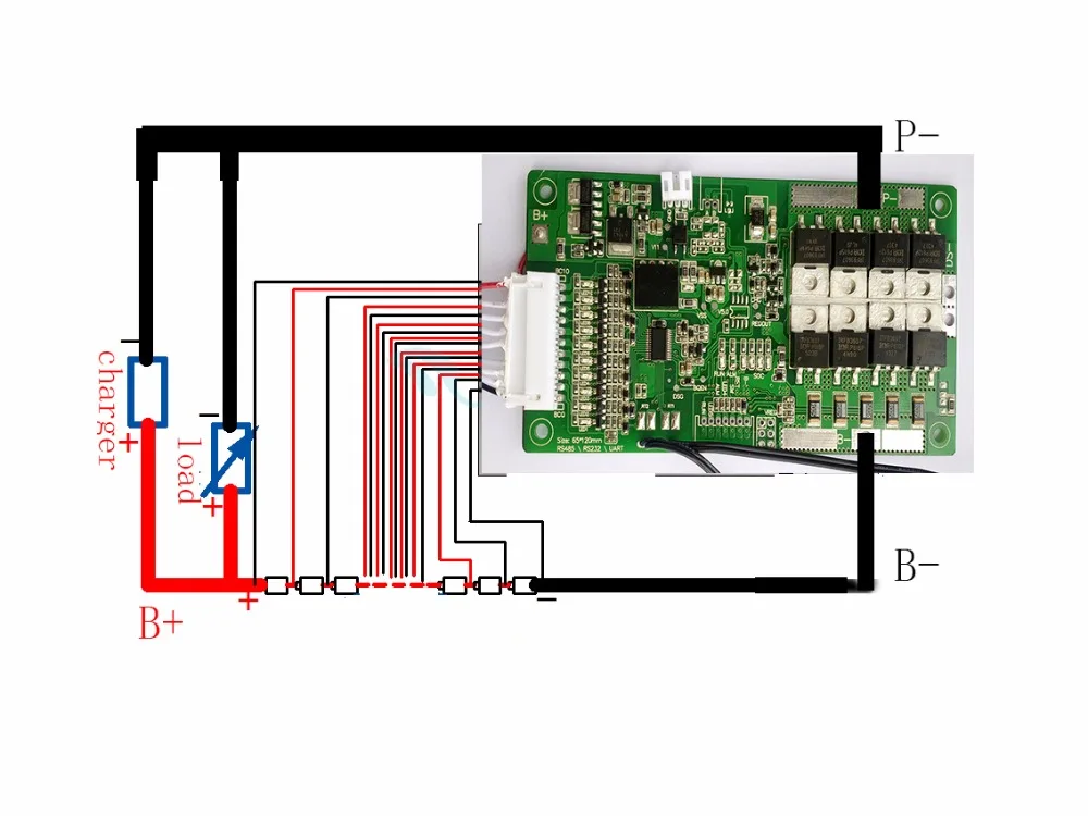 4S 25A LiFePO4 BMS/PCM/PCB плата защиты батареи для 4 ячеек 18650 батарея w/Баланс w/NTC w/APP