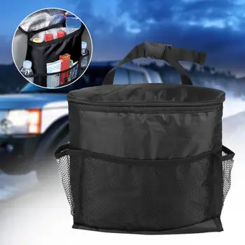 

Car Seat Back Ice Bag Multi-pocket Storage Bag Holder Tissue Mesh Sundries Organizer oto aksesuar NEW