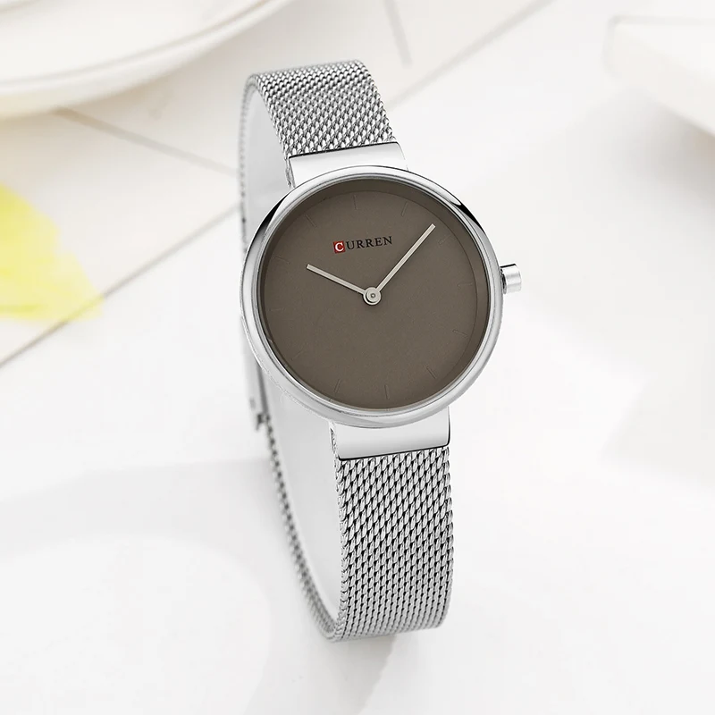 Новинка CURREN женские часы люксовый бренд сетчатый ремень женские кварцевые женские часы спортивные Relogio Feminino Montre Femme наручные часы
