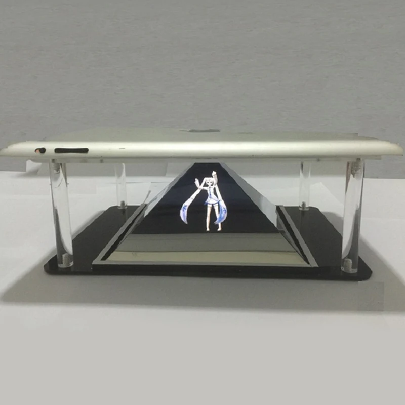 المجسم اللوحي 3d الثلاثية الأبعاد الإسقاط الهرم diy ل 7 إلى 10.1 بوصة اللوحي باد الهاتف ضوئي