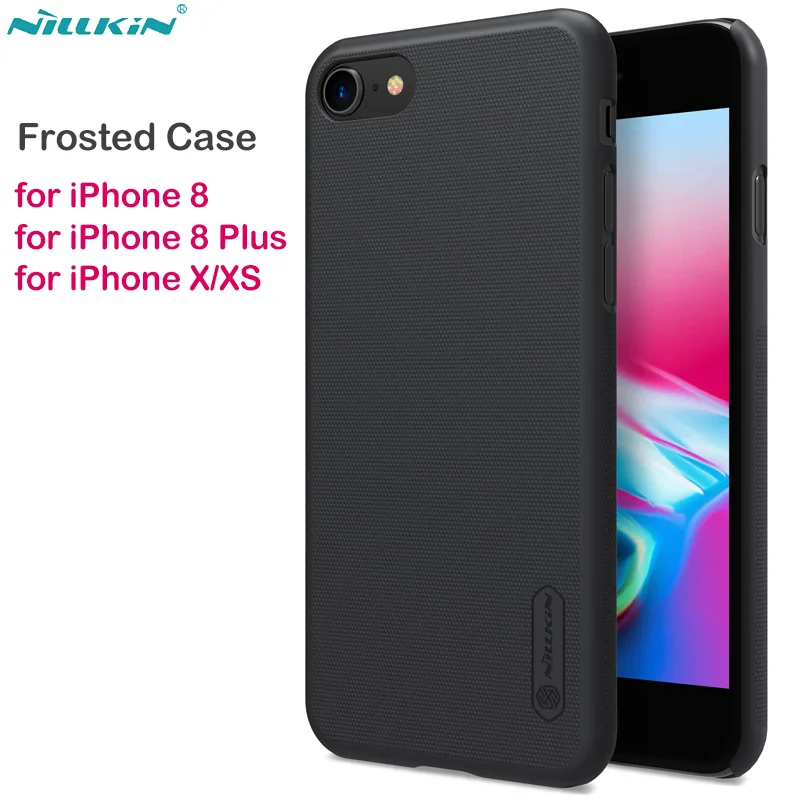 Nillkin Frosted Case for Apple iPhone X XS 8 Plus Cover PC