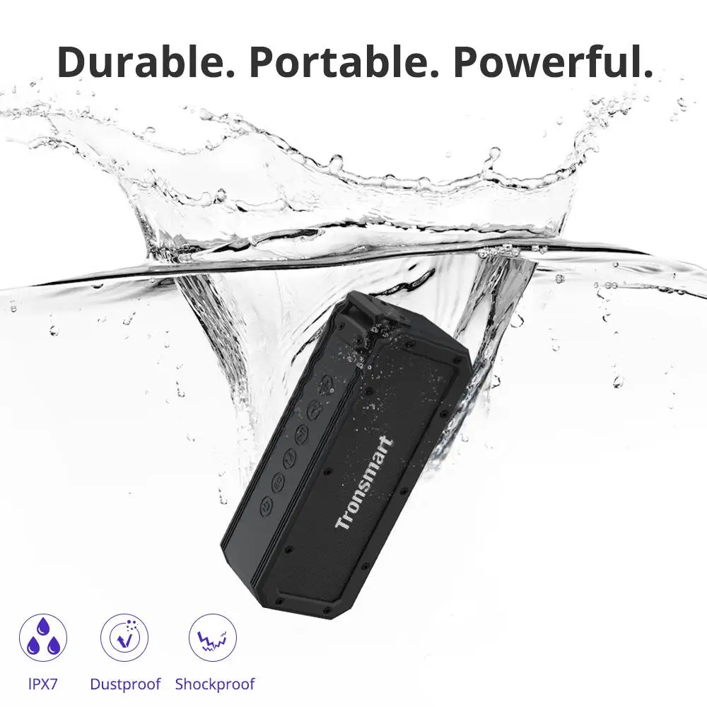Tronsmart Element Force портативный Bluetooth динамик Портативный беспроводной громкоговоритель звуковая система 3D стерео музыка водонепроницаемый