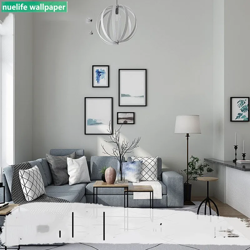 Скандинавский минималистичный стиль светло-серый узор обои спальня Магазин Бар Гостиная ТВ фон настенные однотонные обои