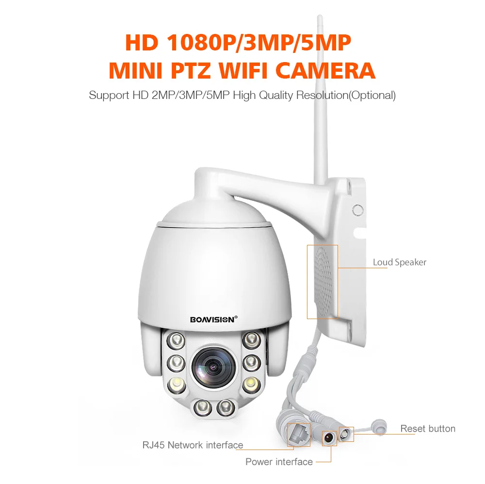 Wifi câmera ip ptz 1080 p 3mp