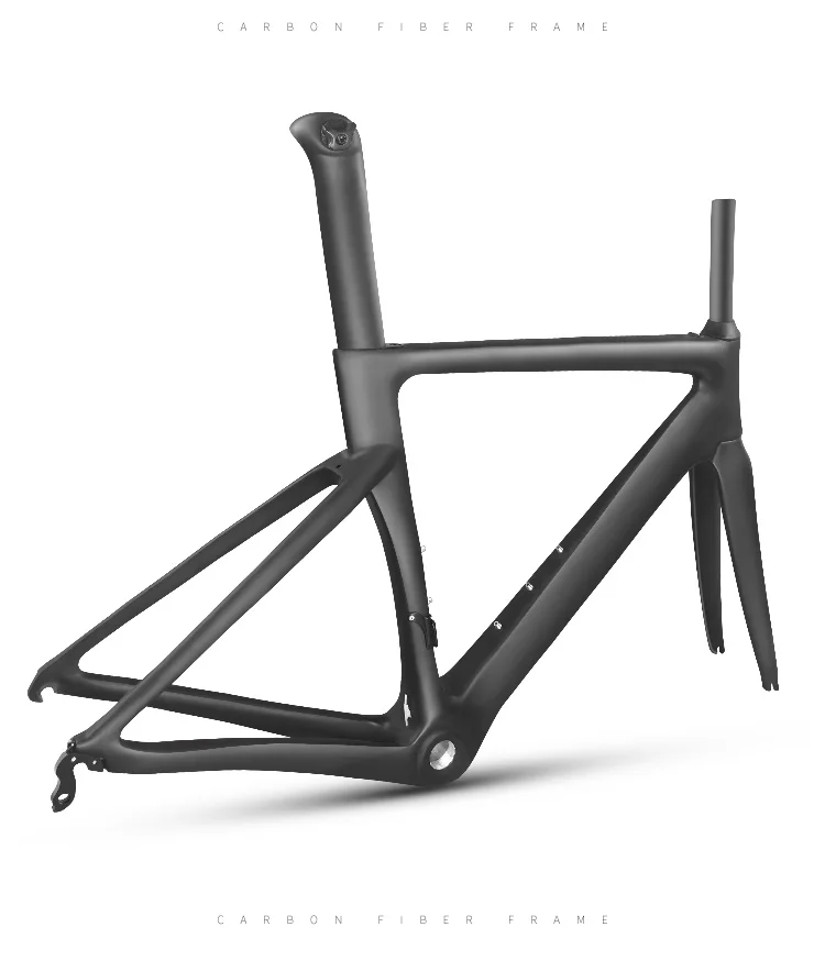 Excellent 2019 style saga color full carbon bike frame  Chameleon color v breaks bicycle carbon frame made in taiwan T1100 UD glossy frame 1