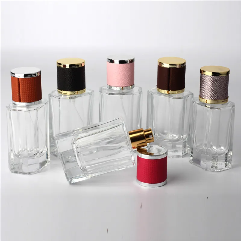 Флаконы для духов Заправляемый спрей из прозрачного стекла 50 мл|empty cosmetic