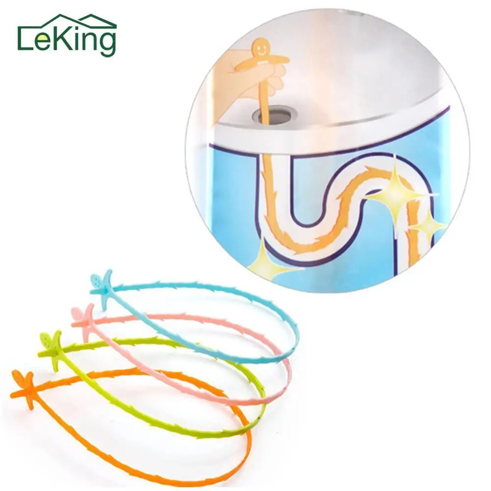 

Kitchen Smile Face Shaped Hair Cleaner Water Sink Blocking Helper Sewer Dredge Toilet Dredge Cleaner Tool